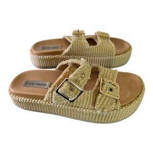 Steve Madden Karrihan Platform Sandals 8